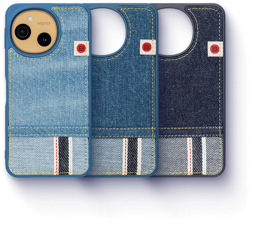 BLUE SAKURA DESIGN FOR AQUOS コラボケース